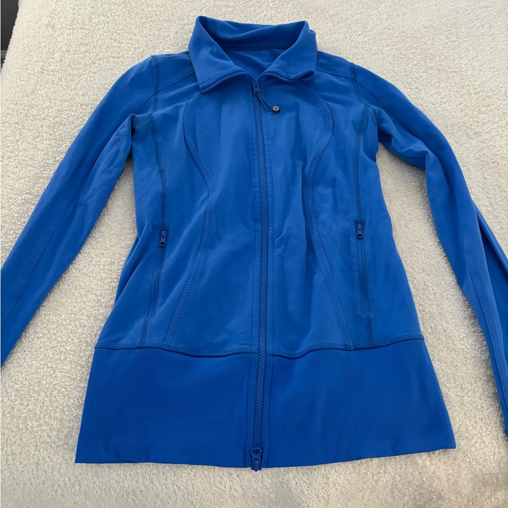 Lululemon blue tight zip up